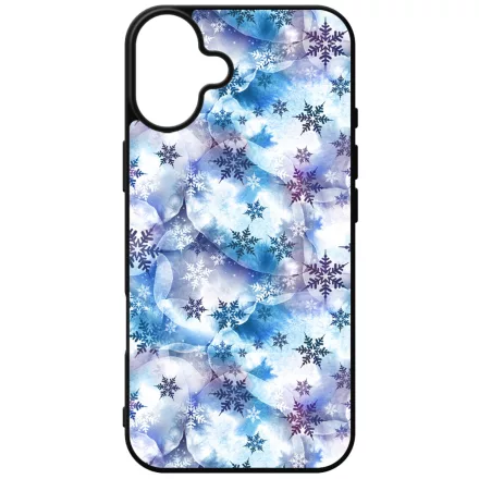 Téli Szépséges Hópihe mintás iPhone 16 Plus Magsafe tok