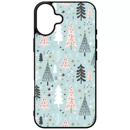 Tündéri karácsonyfa mintás iPhone 16 Plus tok