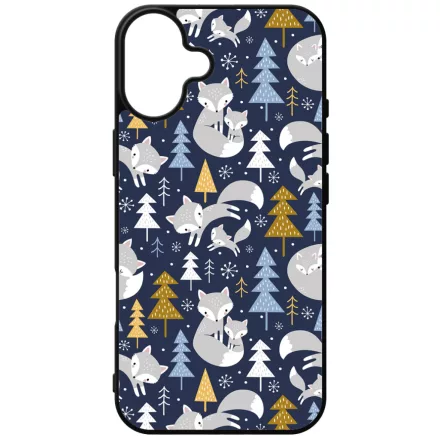 Tündéri Karácsonyi róka mintás iPhone 16 Plus Magsafe tok