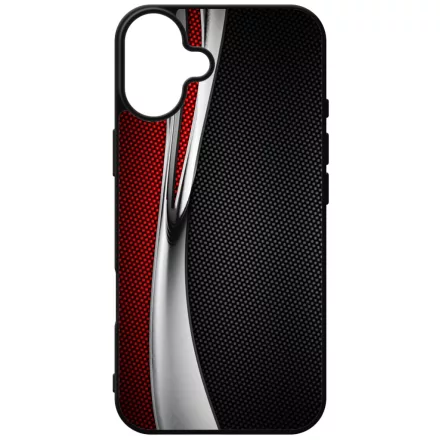 Silver Wave karbon mintás iPhone 16 Plus Magsafe tok