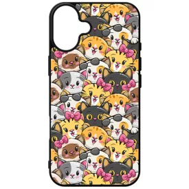 A legcukibb cica mintás iPhone 16 Plus tok