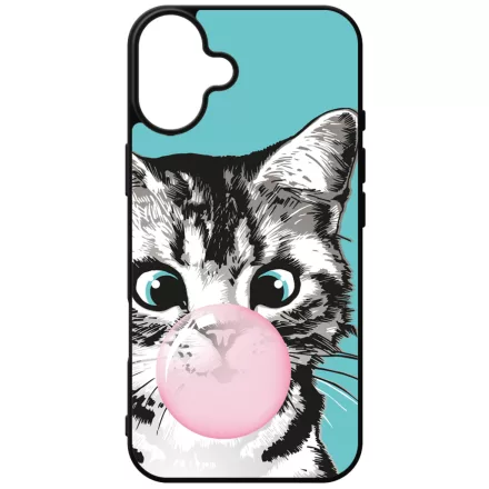 Bubble Cat - cica mintás iPhone 16 Plus Magsafe tok
