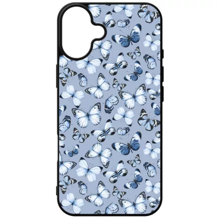 Szepseges kek pillangok iPhone 16 Plus tok