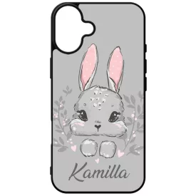 Kerd a neveddel Nyuszika iPhone 16 Plus tok