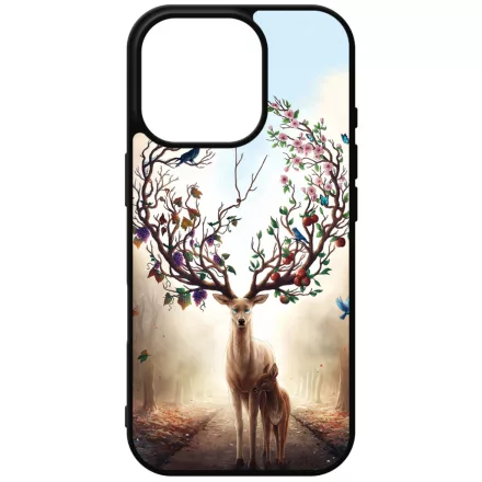 erdő szarvas őz négy évszak iPhone 16 Pro Magsafe tok