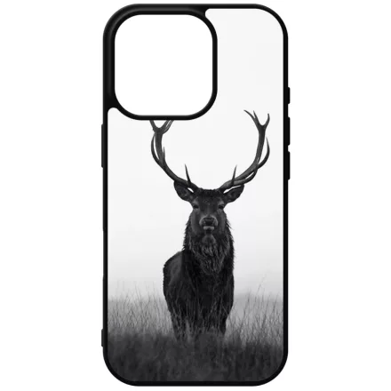 szarvas szarvasos agancs őszi fehér iPhone 16 Pro Magsafe tok