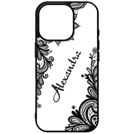 kérd a neveddel csipkés csajos iPhone 16 Pro Magsafe tok