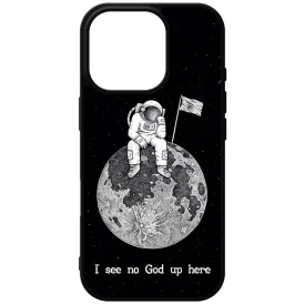 I see no God up here - űrhajós space iPhone 16 Pro tok