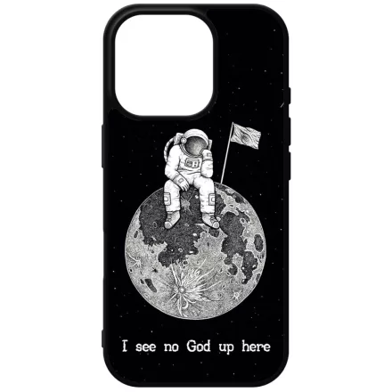 I see no God up here - űrhajós space iPhone 16 Pro Magsafe tok