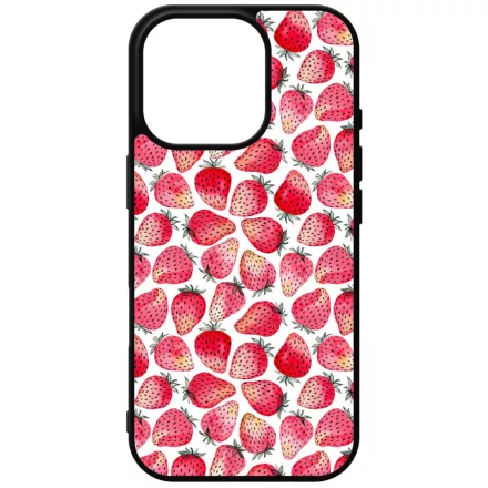 Strawberry BOOM - Eper mintás iPhone 16 Pro Magsafe tok