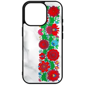 Márványos Matyó magyar mintás hungarian folk iPhone 16 Pro tok