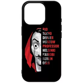 Mask - the Names - A Nagy Pénzrablás - la casa de papel iPhone 16 Pro tok