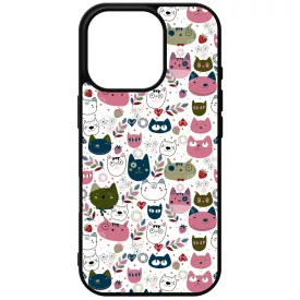 Csak vidáman - Cicák iPhone 16 Pro tok