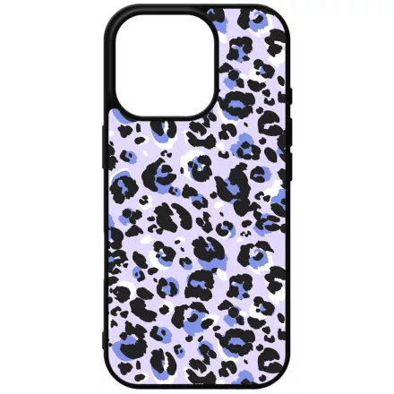 Purple Leopard Wild Beauty Csajos Allat mintas iPhone 16 Pro Magsafe tok