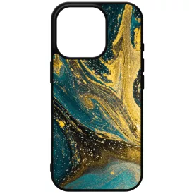 Golden Blue marvanyos marvany mintas iPhone 16 Pro tok