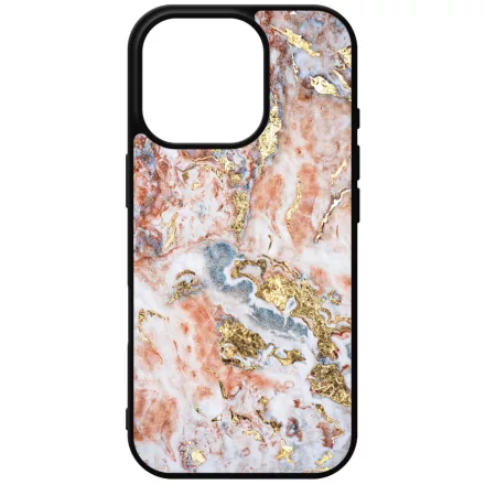 Pinkish and Gold marvanyos marvany mintas iPhone 16 Pro Magsafe tok