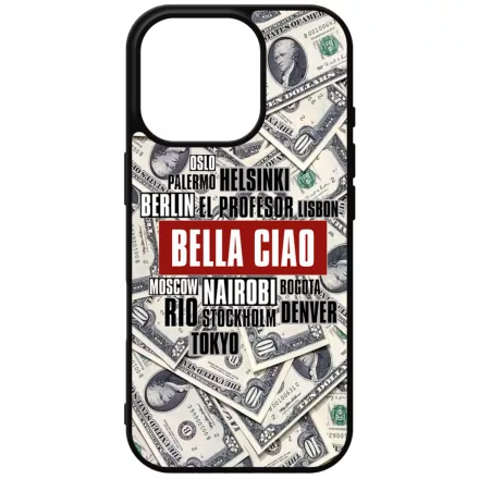 Bella Ciao MONEY nagypenzrablas lacasadepapel iPhone 16 Pro Magsafe tok