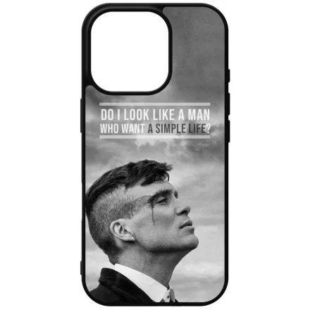 Tommy Shelby simple life idezet peaky blinders iPhone 16 Pro Magsafe tok