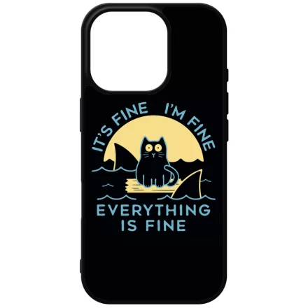 ezek csak cápák this is fine iPhone 16 Pro Magsafe tok