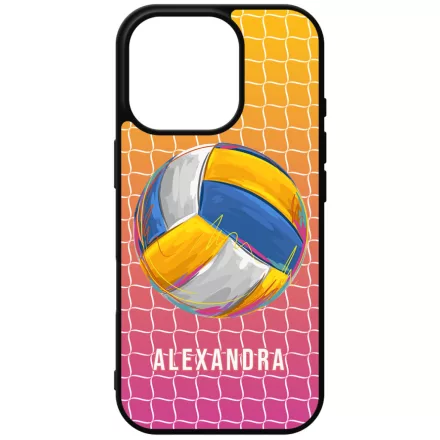 Kerd a neveddel Csajos Roplabda mintas iPhone 16 Pro Magsafe tok