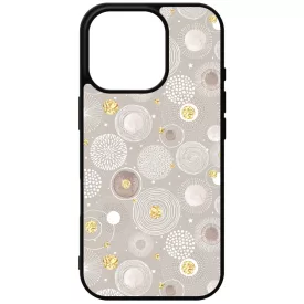 Csodaszép Aranyló téli mintás iPhone 16 Pro tok