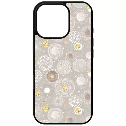 Csodaszép Aranyló téli mintás iPhone 16 Pro tok