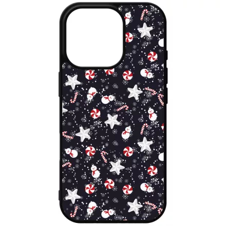 Cuki karácsonyi díszek mintás iPhone 16 Pro tok