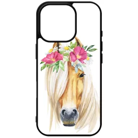 Csodaszép rajzolt lovas iPhone 16 Pro tok