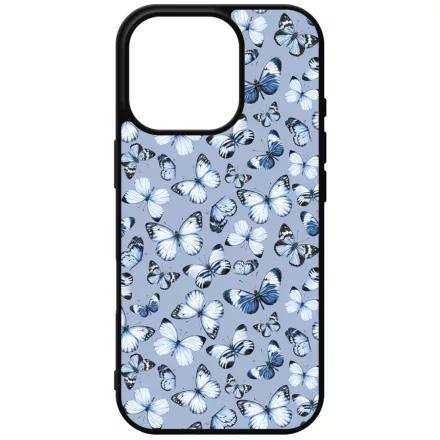 Szepseges kek pillangok iPhone 16 Pro Magsafe tok