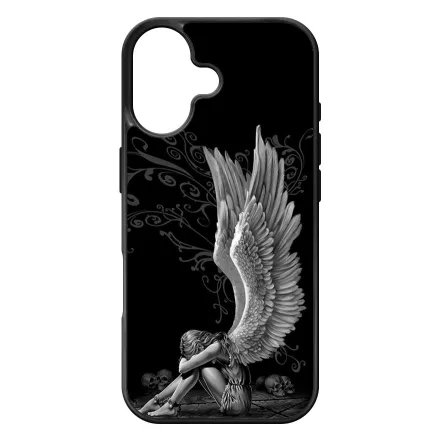 angyal angyalos fekete bukott iPhone 17 tok