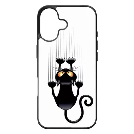 kapaszkodó macska macskás cica cicás iPhone 17 tok