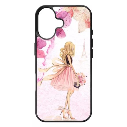 virágos fashion menyasszony párizs paris eiffel torony tavaszi iPhone 17 tok