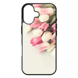 virágos tulipános tavaszi iPhone 17 tok