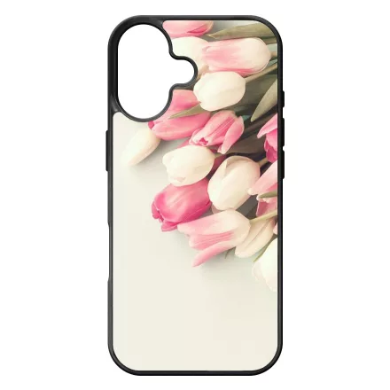 virágos tulipános tavaszi iPhone 17 tok