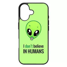 I dont believe in Humans ufo földönkívüli iPhone 17 tok