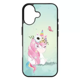 Édes unikornis és a Pillangó unicorn egyszarvú iPhone 17 tok