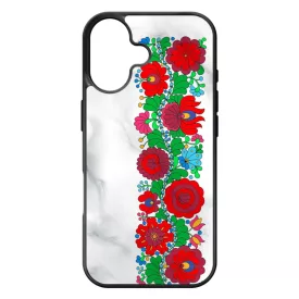 Márványos Matyó magyar mintás hungarian folk iPhone 17 tok