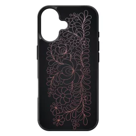 Elegáns Matyó - Rosegold magyar mintás hungarian folk iPhone 17 tok
