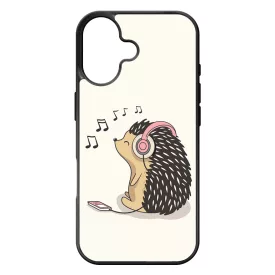 Csak a zene - Sünis sündisznós iPhone 17 tok