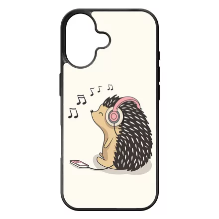 Csak a zene - Sünis sündisznós iPhone 17 tok