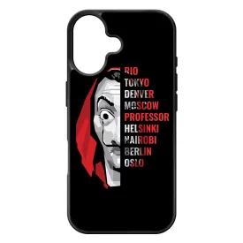 Mask - the Names - A Nagy Pénzrablás - la casa de papel iPhone 17 tok