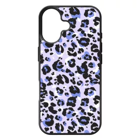 Purple Leopard Wild Beauty Csajos Allat mintas iPhone 17 tok