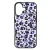 Purple Leopard Wild Beauty Csajos Allat mintas iPhone 17 tok