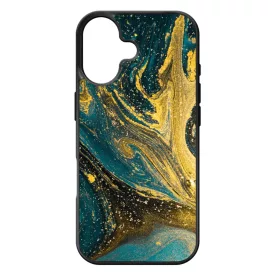 Golden Blue marvanyos marvany mintas iPhone 17 tok