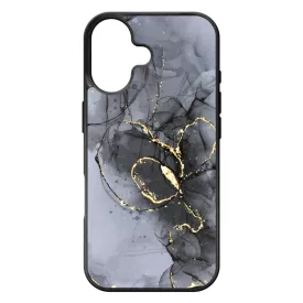 Golden Black marvanyos marvany mintas hatás iPhone 17 tok