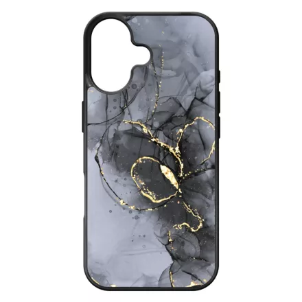 Golden Black marvanyos marvany mintas hatás iPhone 17 tok