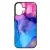 Blue Pink Gradient Ink kek rozsaszin marvanyos iPhone 17 tok