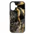 Luxury Golden Black marvanyos marvany mintas iPhone 17 tok