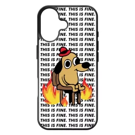 This is fine DOG kutyas meme iPhone 17 tok