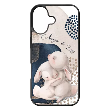 Kerd a neveddel - Cuki nyuszik - osz iPhone 17 tok